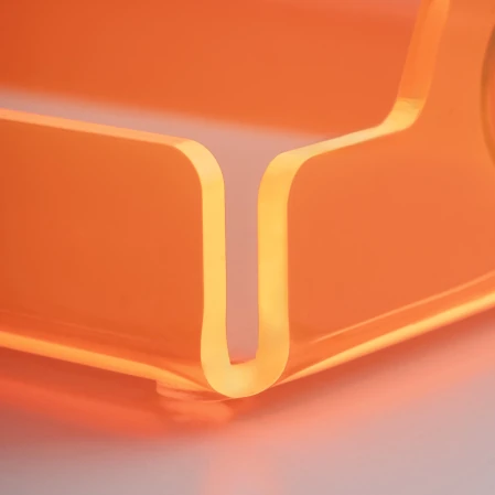 Vasa Neon Pleksi Tepsi Turuncu 35x20 cm - 2