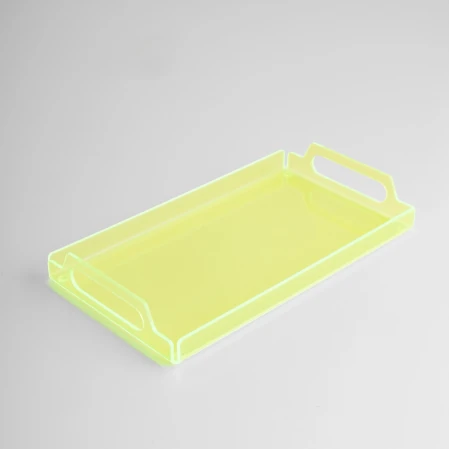 Vasa Neon Pleksi Tepsi Yeşil 35x20 cm 