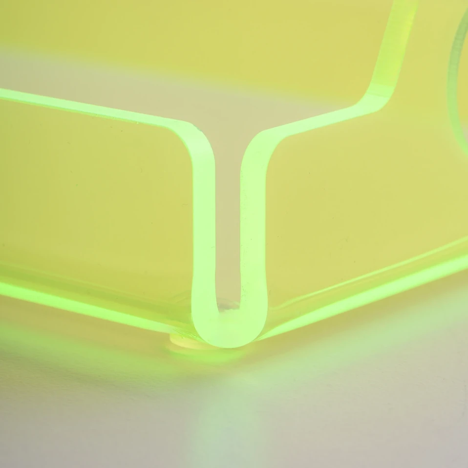 Vasa Neon Pleksi Tepsi Yeşil 35x20 cm - 2