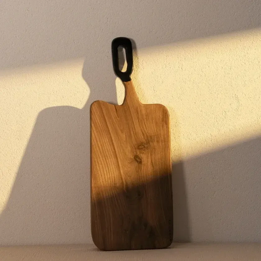 Ari Ceviz Ahşap Kesme & Sunum Tahtası 60x23x2,5 - Qua Home