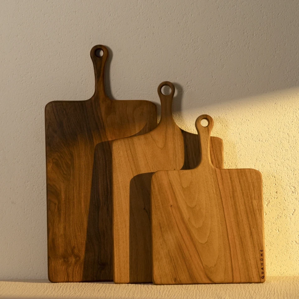 Ira Ceviz Ahşap Kesme & Sunum Tahtası 37x25x1.8 cm - 4