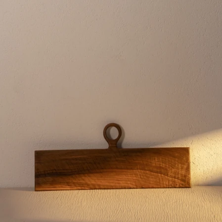 Rox Ceviz Ahşap Kesme & Sunum Tahtası 50x21x1.8 cm - 1