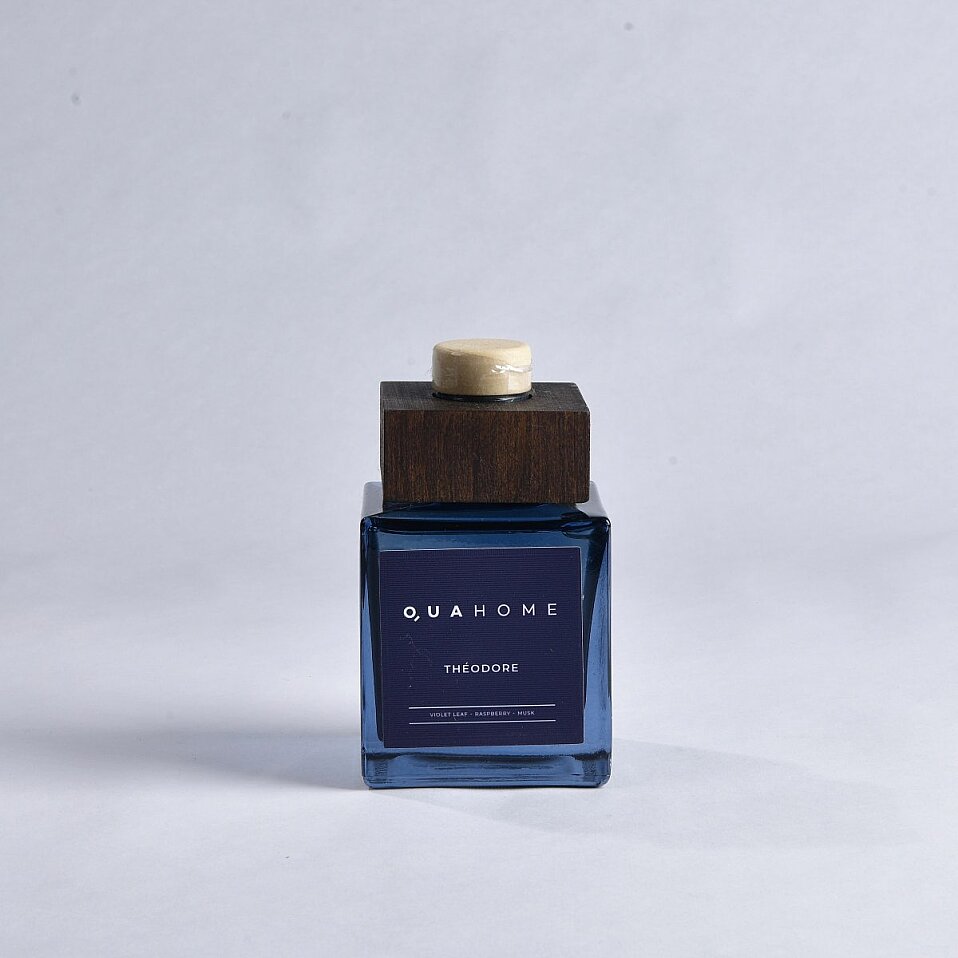 Theodore Çubuklu Oda Kokusu Küp Şişe Lacivert 250 Ml
