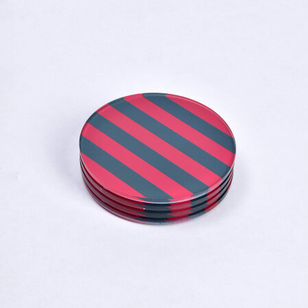 Velora Yılbaşı Bardak Altlığı Yuvarlak 4' Lü - 3