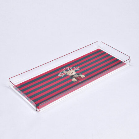 Velora Yılbaşı Tepsi Çizgili 40x17 Cm - Qua Home