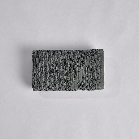 Velune %100 Pamuk 4'lü El Havlusu Antrasit Gri Kutu 30x50 Cm - 4