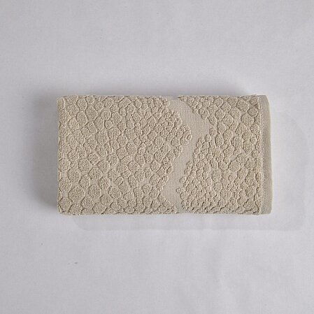 Velune %100 Pamuk 2'li Yüz Havlusu Kahve Bej Kutu 50x80 Cm - 2