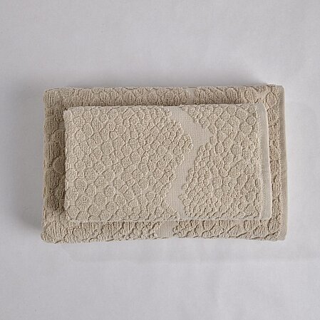 Velune Pamuk Banyo Havlusu Bej 90x150 Cm - 6