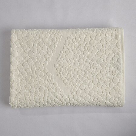 Velune Pamuk Banyo Havlusu Ekru 90x150 Cm - Qua Home