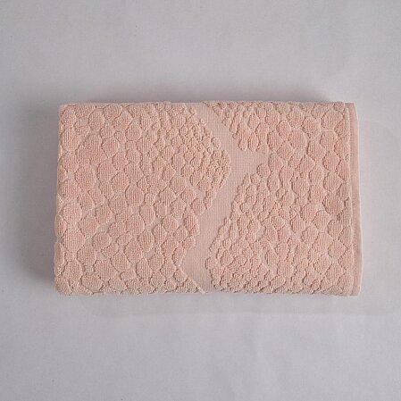 Velune Pamuk Banyo Havlusu Pembe 90x150 Cm 
