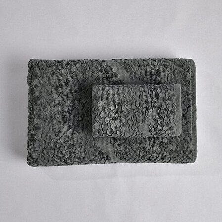 Velune Pamuk El Havlusu Antrasit 30x50 Cm - 2