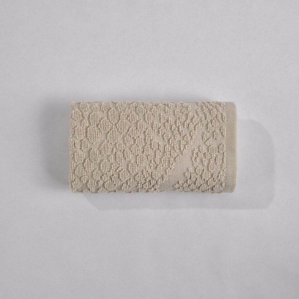 Velune Pamuk El Havlusu Bej 30x50 Cm - 1