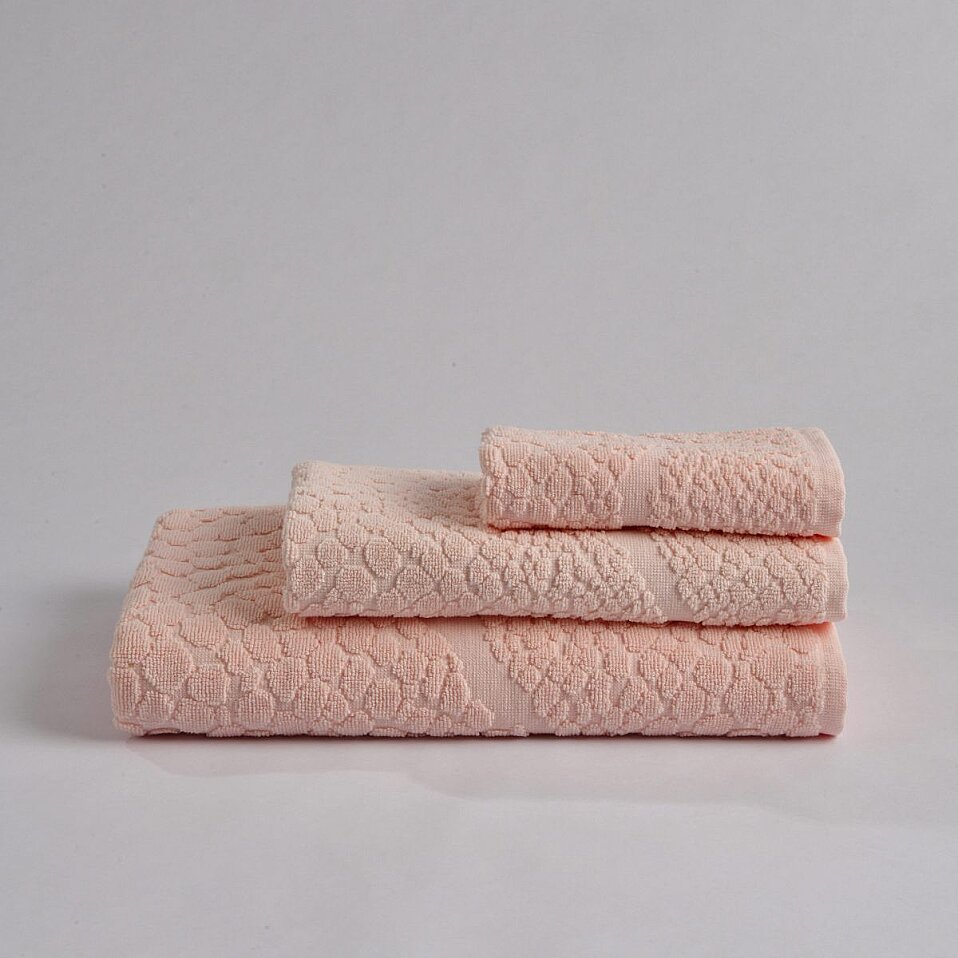 Velune Pamuk El Havlusu Pembe 30x50 Cm - 2