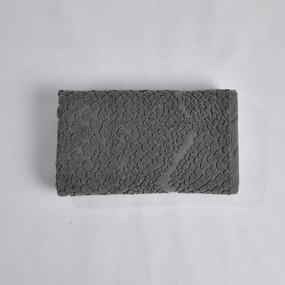 Velune Pamuk Yüz Havlusu Antrasit 50x80 Cm - 1