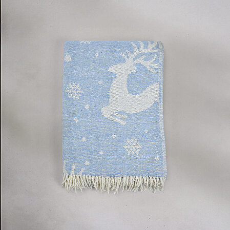 Winter Tek Kişilik Battaniye Mavi 150x200 Cm - 3