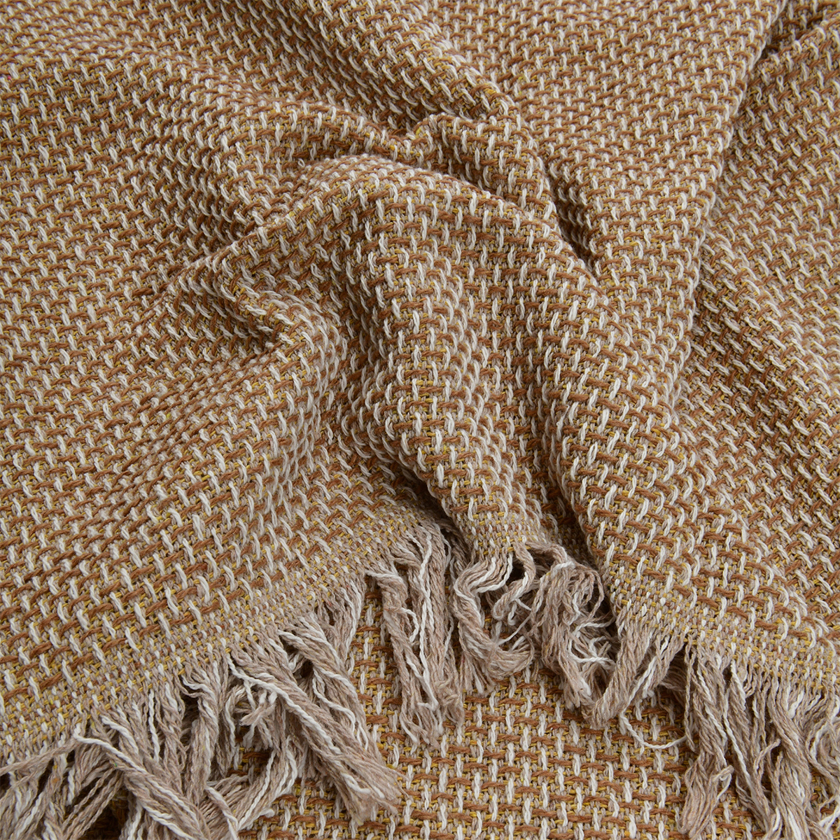 Curly Çift Kişilik Battaniye Bej Kahve 200x220 cm - 6