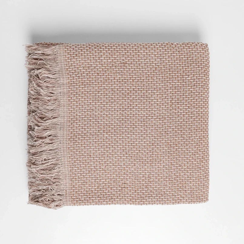 Curly Çift Kişilik Battaniye Bej Kahve 200x220 cm - 2