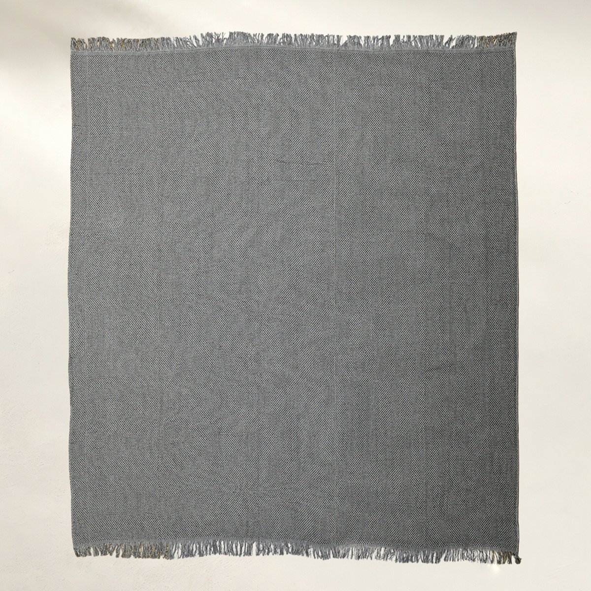 Curly Çift Kişilik Battaniye Siyah Gri 200x220 cm - 5
