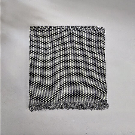 Curly Çift Kişilik Battaniye Siyah Gri 200x220 cm - 6