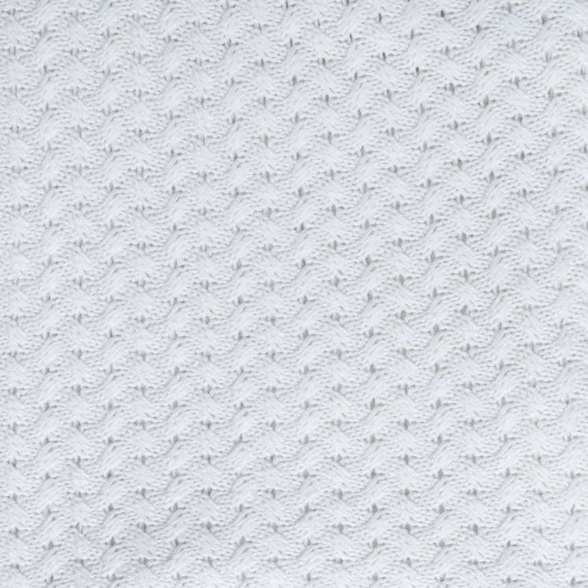 Novah Triko Çift Kişilik Battaniye Beyaz 200x220 cm - 2