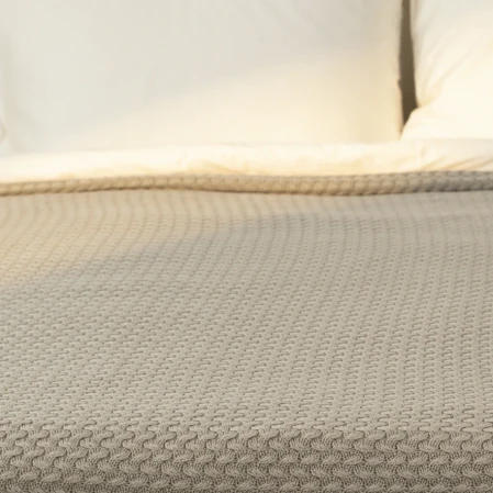 Novah Triko Çift Kişilik Battaniye Vizon 200x220 cm - 4