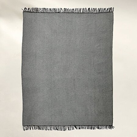 Shear Çift Kişilik Battaniye Gri 200x220 cm - 8