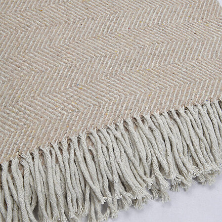 Moe Tek Kişilik Battaniye Bej 150x200 cm - 8