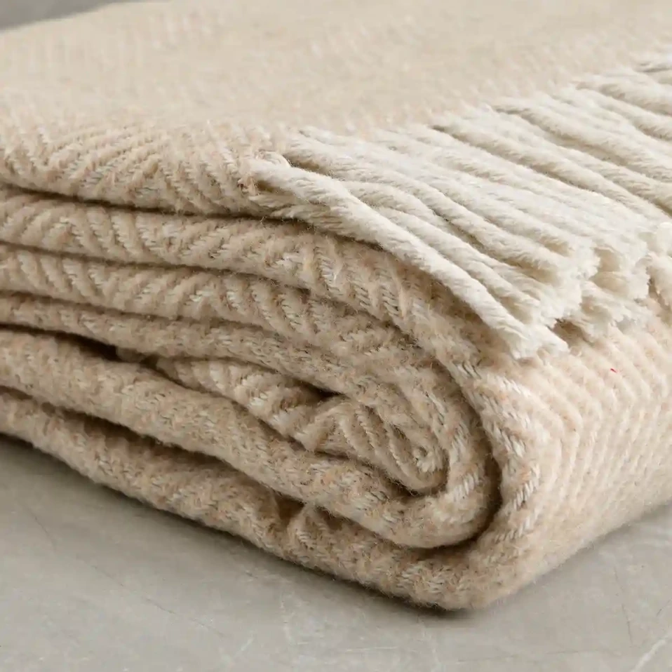 Moe Tek Kişilik Battaniye Bej 150x200 cm - 2