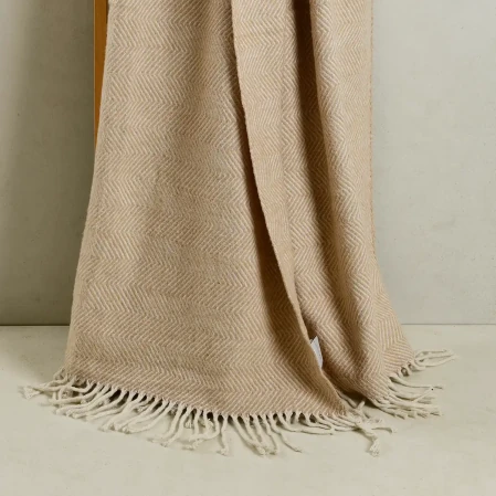 Moe Tek Kişilik Battaniye Bej 150x200 cm - 4