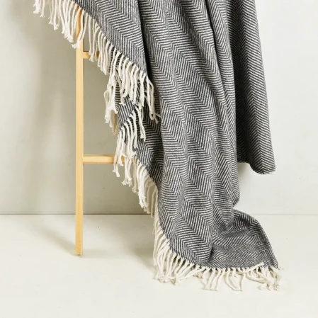 Moe Tek Kişilik Battaniye Gri 150x200 cm - 3