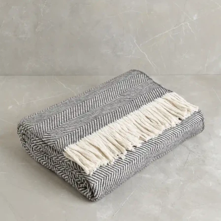 Moe Tek Kişilik Battaniye Gri 150x200 cm - 1
