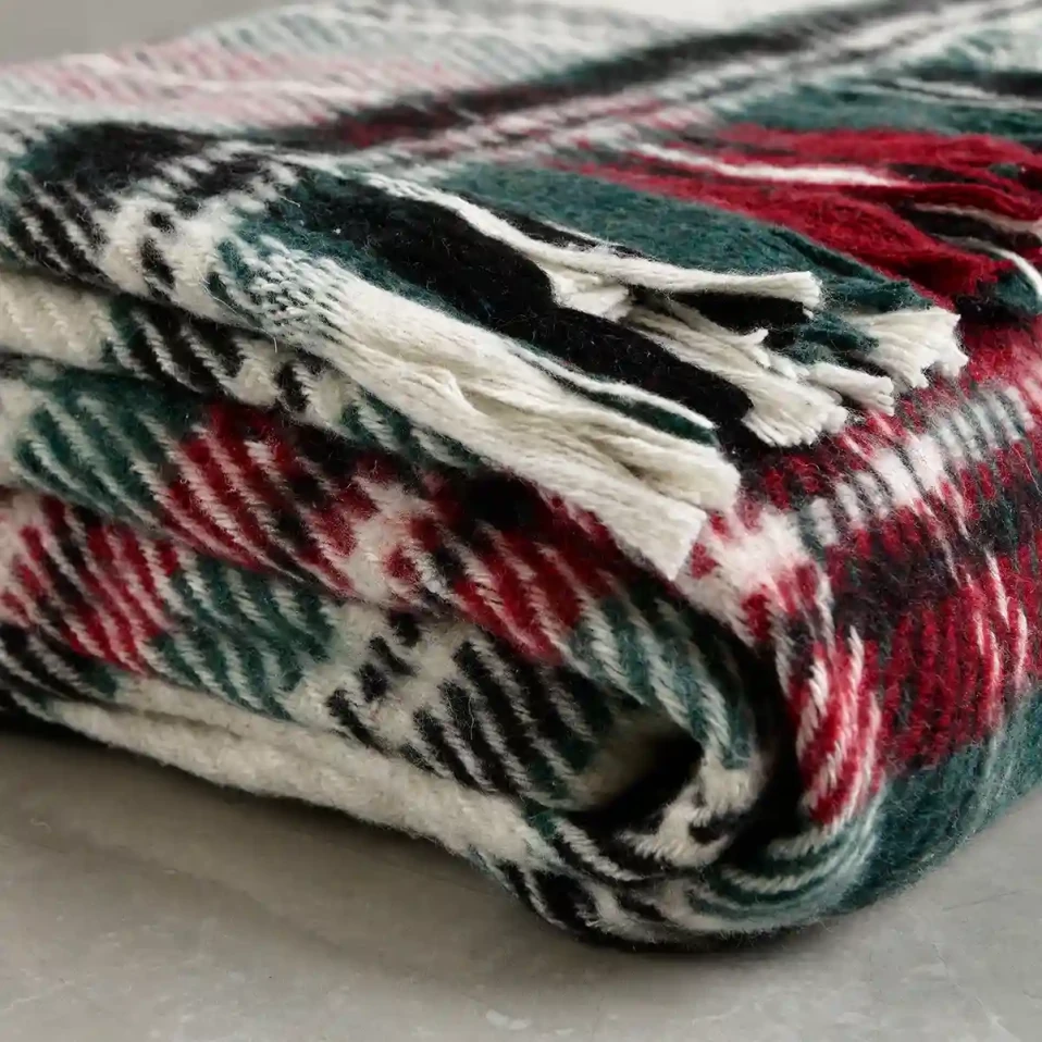 Pixie Tv Battaniyesi Yeşil Kırmızı 130x170 cm - 6