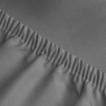 Soho 200 TC Pamuk Perkal Çift Kişilik Lastikli Çarşaf Gri - 2