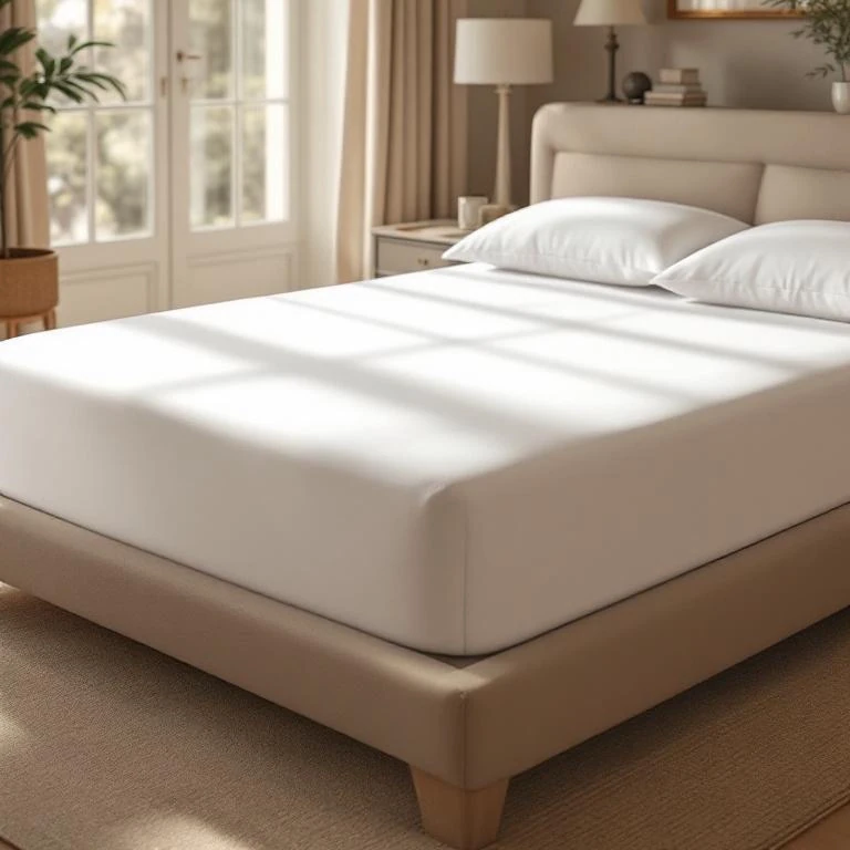 Soho 200 TC Pamuk Perkal King Size Çarşaf Beyaz - 1