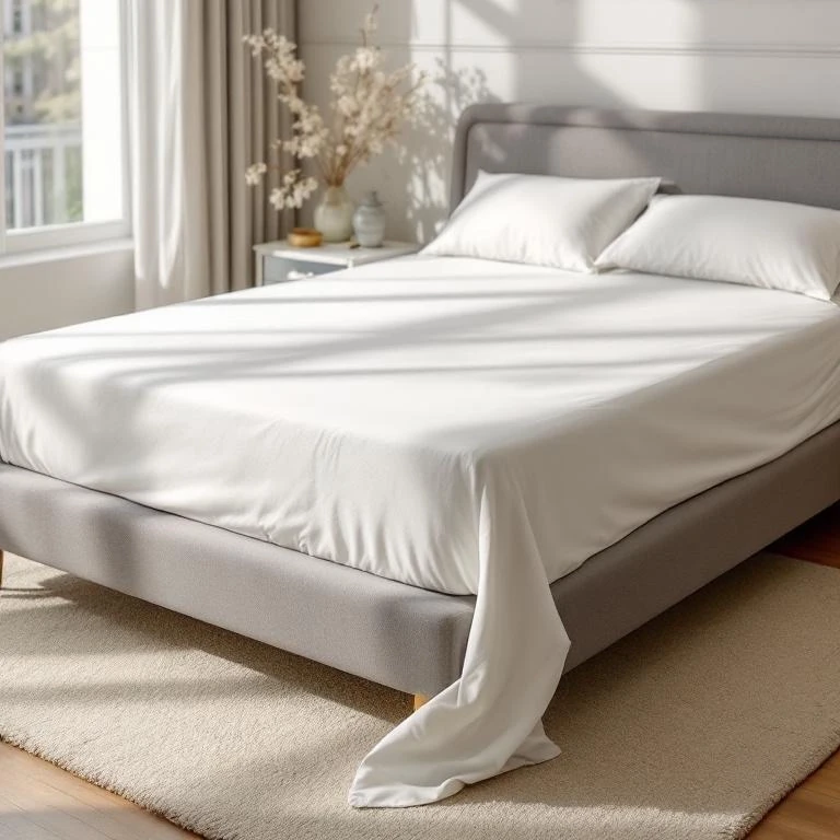 Soho 200 TC Pamuk Perkal King Size Çarşaf Beyaz - 2