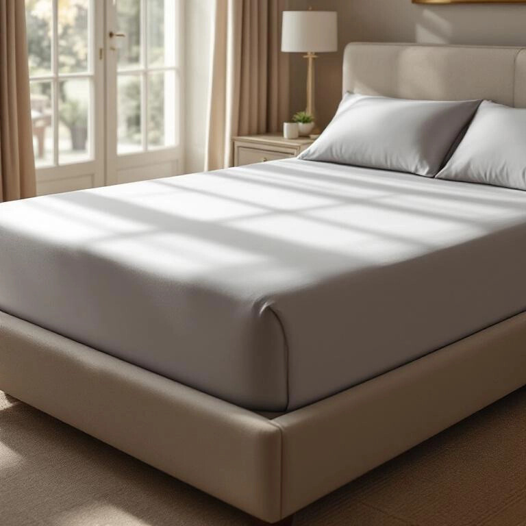 Soho 200 TC Pamuk Perkal King Size Çarşaf Gri - Qua Home