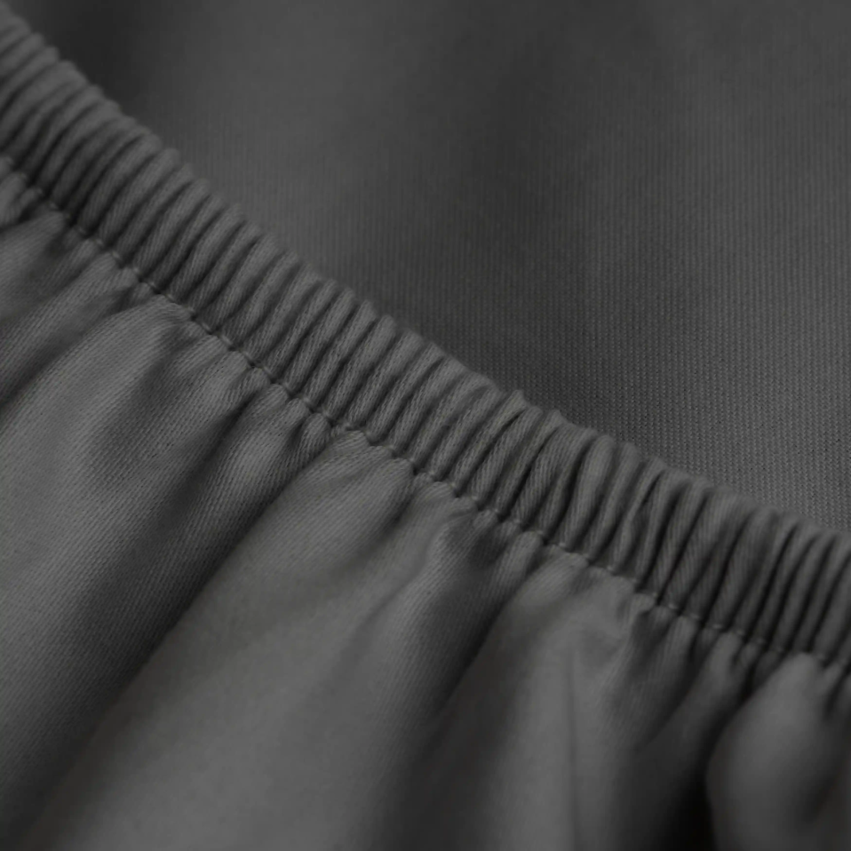 Odin 300 TC Pamuk Saten King Size Lastikli Çarşaf Antrasit - 2