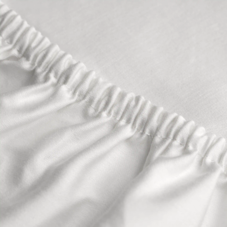 Odin 300 TC Pamuk Saten King Size Lastikli Çarşaf Beyaz - 2