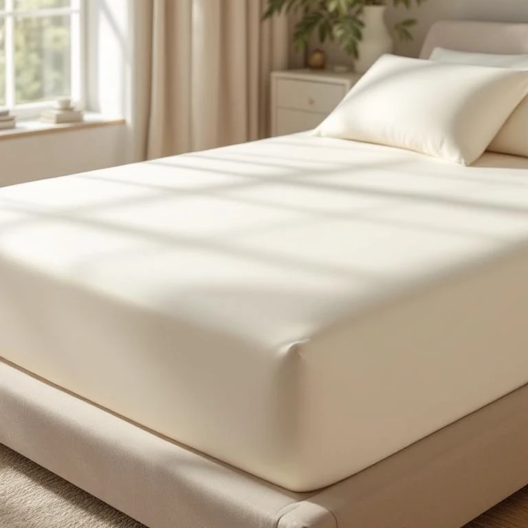 Odin 300 TC Pamuk Saten King Size Lastikli Çarşaf Ekru - 1