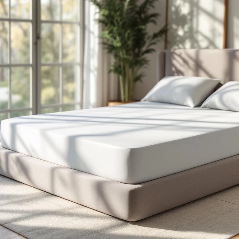 Odin 300 TC Pamuk Saten King Size Lastikli Çarşaf Taş - Qua Home