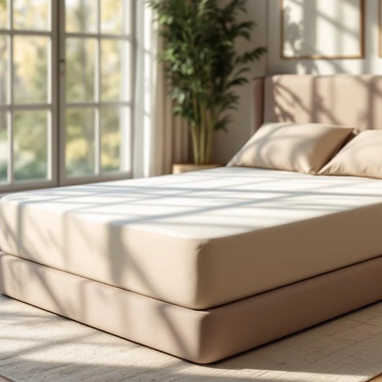 Soho 200 TC Pamuk Perkal King Size Lastikli Çarşaf Bej - Qua Home