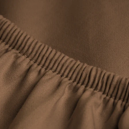 Soho 200 TC Pamuk Perkal King Size Lastikli Çarşaf Kahverengi - 3
