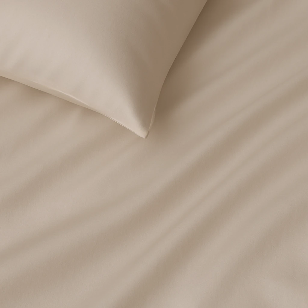 Odin 300 TC Pamuk Saten Tek Kişilik Çarşaf Ekru - 1