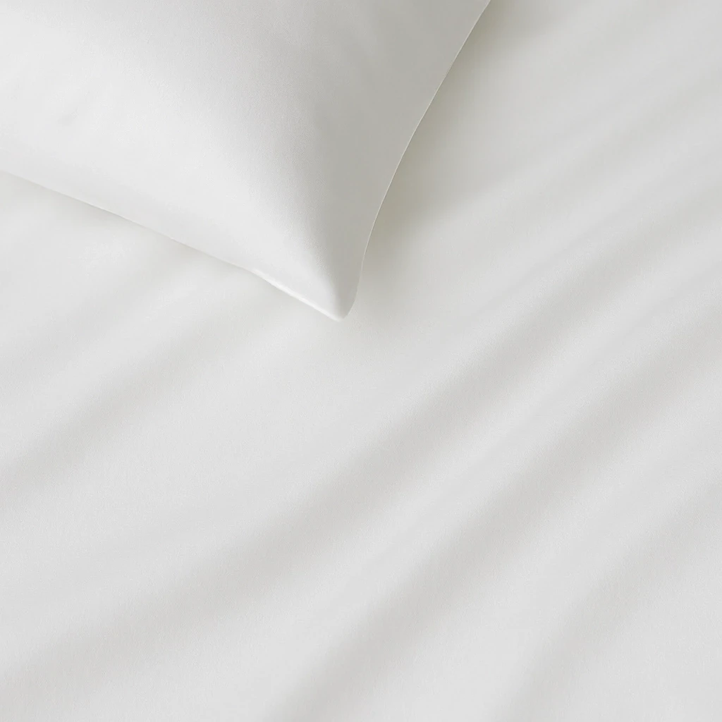 Soho 200 TC Pamuk Perkal Tek Kişilik Çarşaf Beyaz 