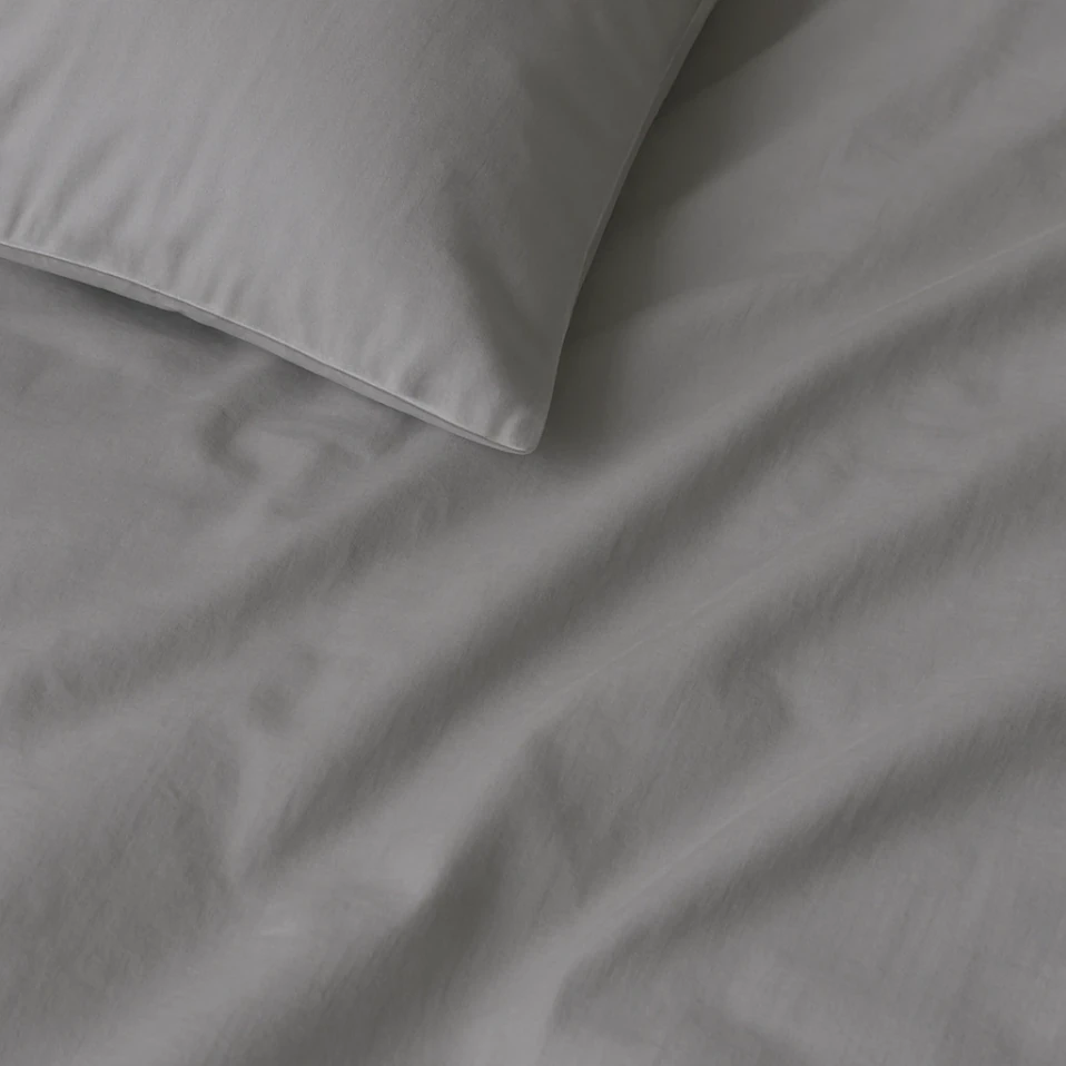 Soho 200 TC Pamuk Perkal Tek Kişilik Çarşaf Gri - 1