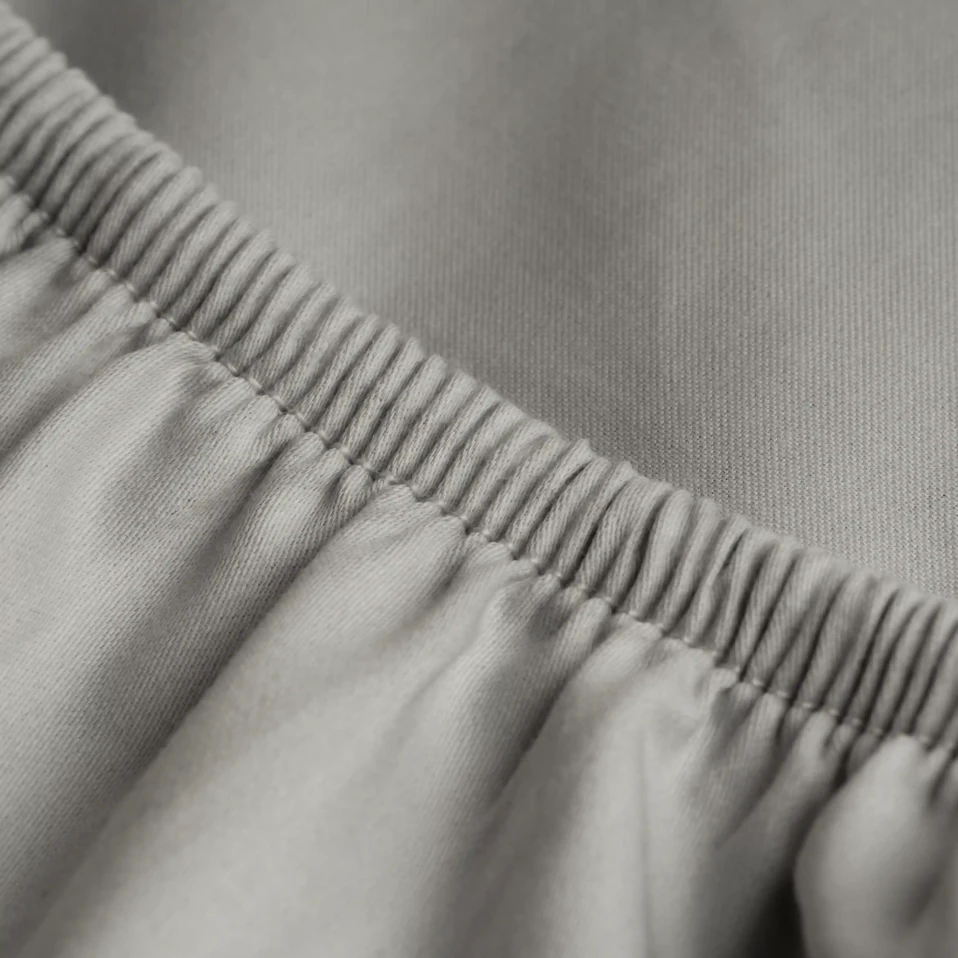 Odin 300 TC Pamuk Saten Tek Kişilik Lastikli Çarşaf Taş - Qua Home