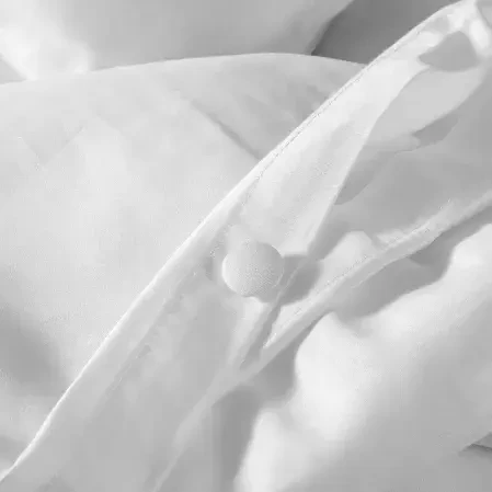 Carmen 300 Tc Pamuk Saten Nakışlı Çift Kişilik Nevresim Seti Beyaz - 3