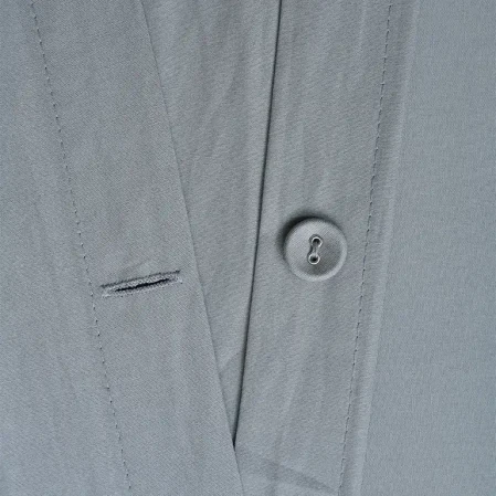 Soho 200 TC Pamuk Perkal Çift Kişilik Nevresim Gri - 4