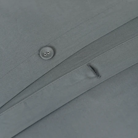 Odin 300 TC Pamuk Saten King Size Nevresim Seti Antrasit - 4