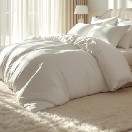 Odin 300 TC Pamuk Saten King Size Nevresim Seti Beyaz - 2